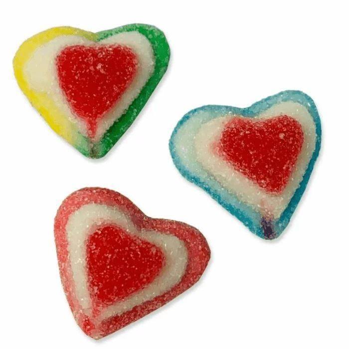 SUGARED 3D HEARTS