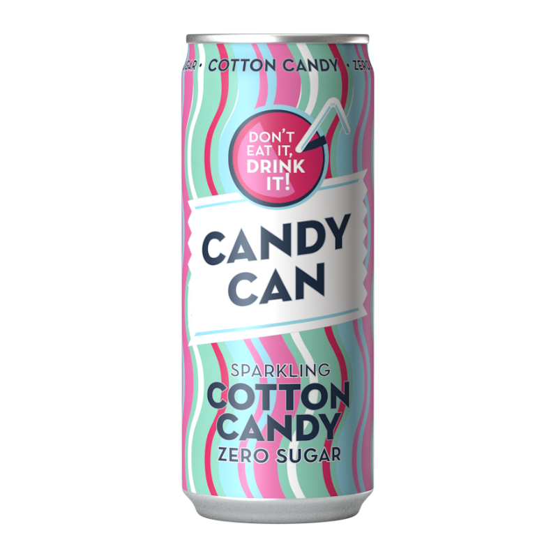 CANDY CAN SPARKLING COTTON CANDY ZERO