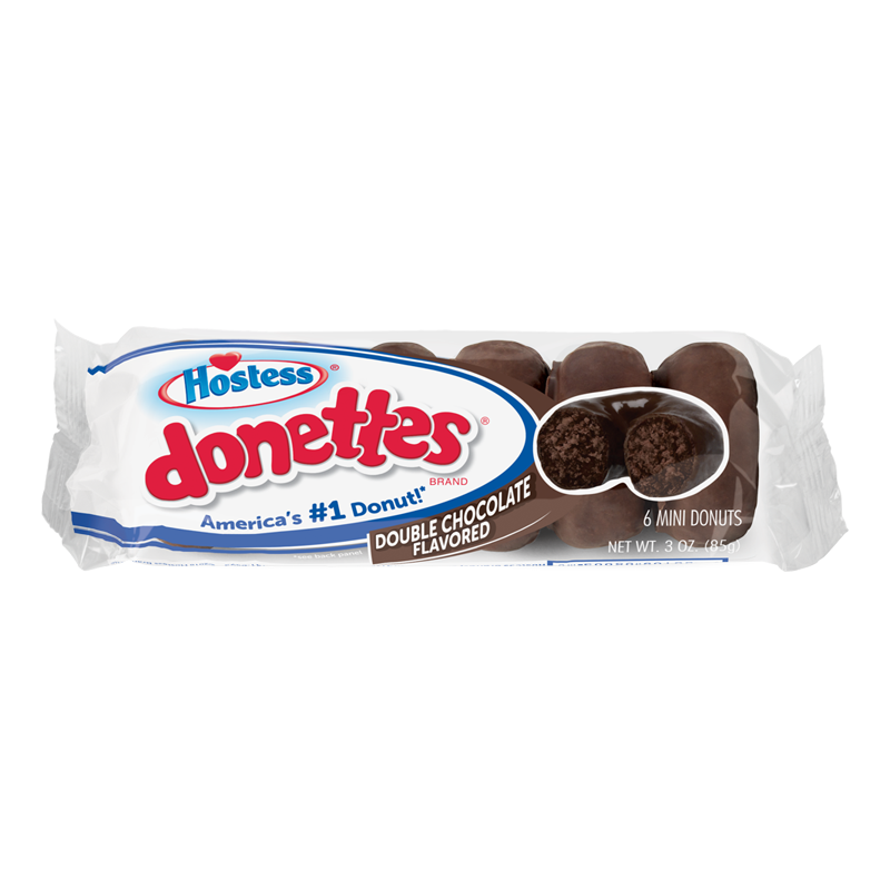 HOSTESS DOUBLE CHOCOLATE DONETTES