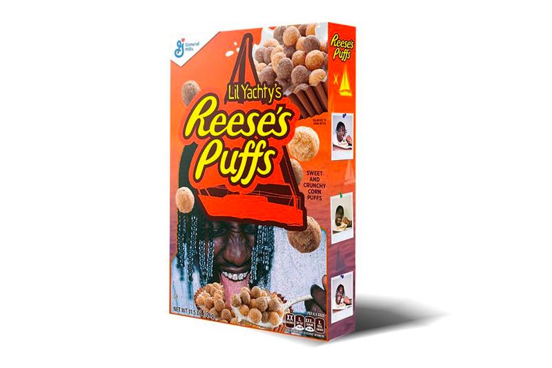 GENERAL MILLS LIL YACHTY REESE'S PUFF CEREAL