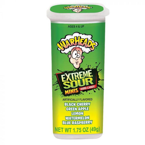 WARHEADS MINI EXTREME SOUR HARD CANDY - MikesSweetStop