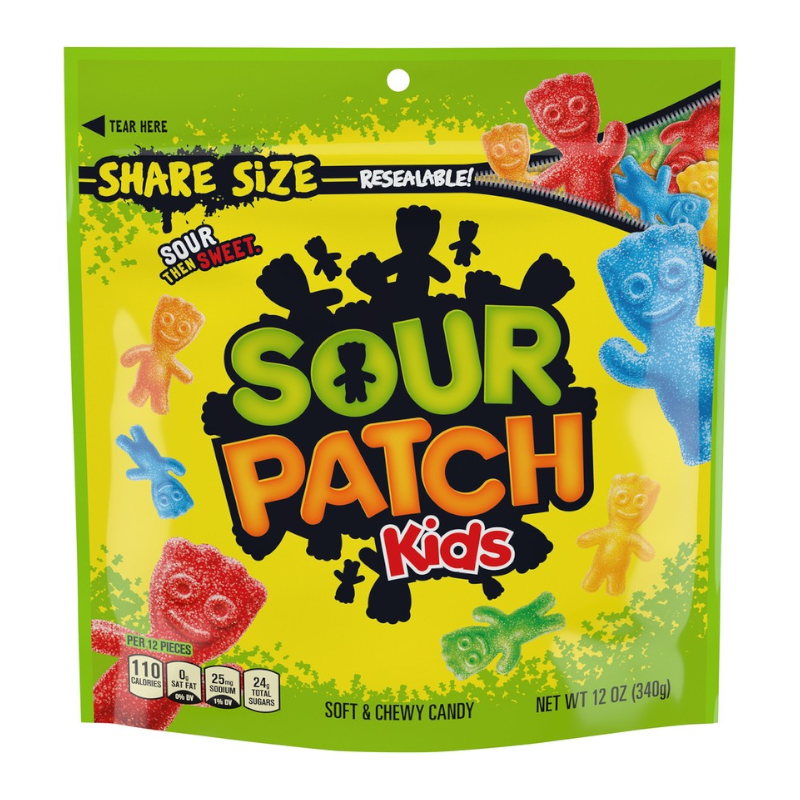 SOUR PATCH KIDS SHARE SIZE
