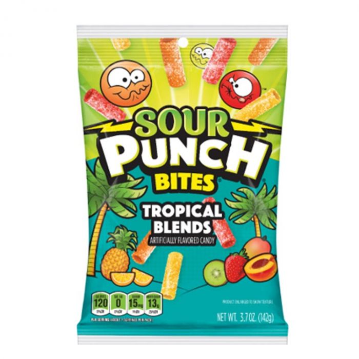 SOUR PUNCH BITES TROPICAL BLENDS