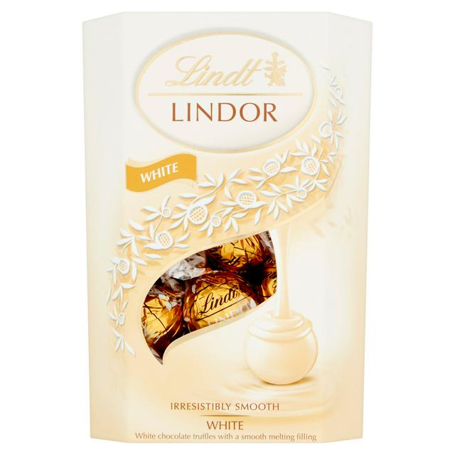 LINDOR WHITE CHOCOLATE TRUFFLES