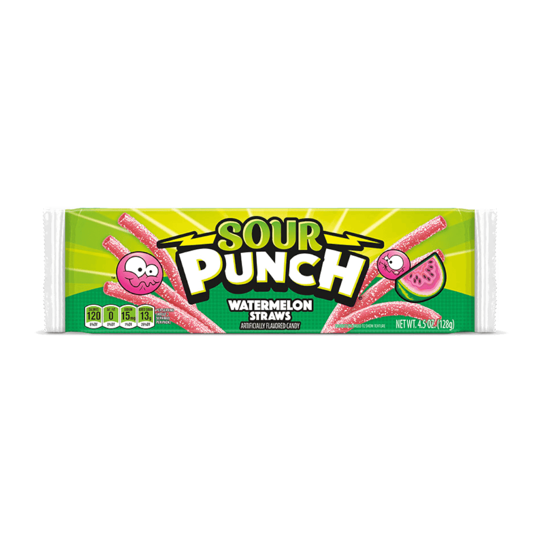 SOUR PUNCH WATERMELON STRAWS