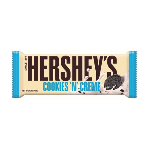 HERSHEY'S COOKIES 'N' CREME BARS 40g - MikesSweetStop